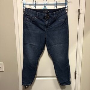 torrid Dark Blue Ankle Crop Jeans